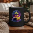 Humor Rubber Duck Reading Book Graphic Print Coffee Mug