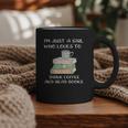 I'm Just a Girl Who Loves To Drink Coffee And Read Books Graphic Print Coffee Mug I'm Just a Girl Who Loves To Drink Coffee And Read Books Graphic Print Coffee Mug