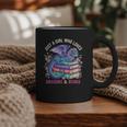 Just a Girl Who Loves Dragons And Books Dragon Reading Graphic Print Coffee Mug