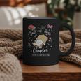 Just One More Chapter I Read Past My Bedtime Cat Book Lover Graphic Print Coffee Mug
