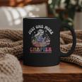 Just One More Chapter Skeleton Reading Book Bookworm Reader Graphic Print Coffee Mug