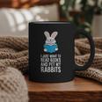 I Just Want To Read Books And Pet My Rabbit Graphic Print Coffee Mug I Just Want To Read Books And Pet My Rabbit Graphic Print Coffee Mug