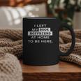 I Left My Book Boyfriend At Home To Be Here Graphic Print Coffee Mug