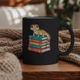 Leopard Gecko Book Lover Reading Graphic Print Coffee Mug
