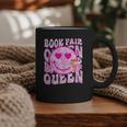 Library Book Fair Queen Vibe Groovy Tie Dye School Reading Graphic Print Coffee Mug Library Book Fair Queen Vibe Groovy Tie Dye School Reading Graphic Print Coffee Mug