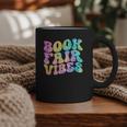 Library Book Fair Vibe Tie Dye School Reading Nostalgic Graphic Print Coffee Mug