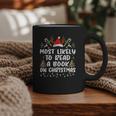Most Likely To Read A Book On Christmas Matching Family Graphic Print Coffee Mug Most Likely To Read A Book On Christmas Matching Family Graphic Print Coffee Mug