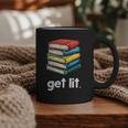 Get Lit With Books Graphic Print Coffee Mug