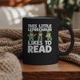 This Little Leprechaun Likes To Read St Patrick's Day Book Graphic Print Coffee Mug