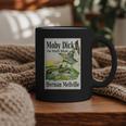 Moby Dick Book Cover Illustration Graphic Print Coffee Mug