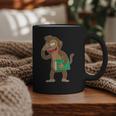 Monkey With a Book Graphic Print Coffee Mug