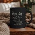 Night Owl Book Club Bookish Book Lover Tee Graphic Print Coffee Mug