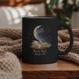 Night Owl Book Club Crescent Moon Late Night Reading Graphic Print Coffee Mug