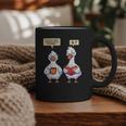How Many Nights Reading Goose Book Lover Reader Graphic Print Coffee Mug
