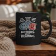 Nothing Beats Reading Rock Paper Scissors Book Lover Graphic Print Coffee Mug