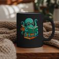 Octopus Reading Book Reading Bookworm Reader Graphic Print Coffee Mug
