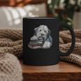 Old English Sheepdog Books Reading Dog Breed Graphic Graphic Print Coffee Mug