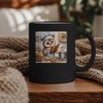 Owl Learning To Cook With Cookbook Chef Apron Stove Cooking Graphic Print Coffee Mug