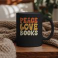 Peace Love Books Men Women Graphic Print Coffee Mug Peace Love Books Men Women Graphic Print Coffee Mug