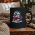 Penguin Reading a Book Animal Graphic Print Coffee Mug Penguin Reading a Book Animal Graphic Print Coffee Mug