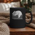 Polar Bear Reading Book Pajama Sleep Graphic Print Coffee Mug