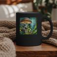 Rabbit Reading Book Under Large Mushroom Easter Bandana Graphic Print Coffee Mug