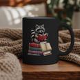 Raccoon Reading Books Matching Bookworm Readers Librarian Graphic Print Coffee Mug Raccoon Reading Books Matching Bookworm Readers Librarian Graphic Print Coffee Mug