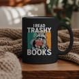 Raccoon Smutty Book Lover Spicy Romance Novels Women's Graphic Print Coffee Mug