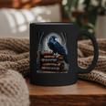 Raven On A Stack Of Books Wisdom Of Odin Graphic Print Coffee Mug Raven On A Stack Of Books Wisdom Of Odin Graphic Print Coffee Mug