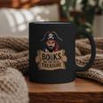 Read Book Reader Library Reading Librarian Pirate Bookworm Graphic Print Coffee Mug