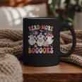 Read More Books Ghosts Reading Book Teacher Halloween Graphic Print Coffee Mug