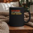 Read Books Lift Weights Fight Fascists Reading Humor Graphic Print Coffee Mug Read Books Lift Weights Fight Fascists Reading Humor Graphic Print Coffee Mug