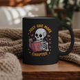 Read Books Lover Bookworm Cute Reading Just One More Chapter Graphic Print Coffee Mug
