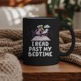 I Read Past My Bedtime Reading Unicorn Book Lover Graphic Print Coffee Mug