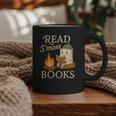 Read S'More Books Campfire Reading Book Lovers Camper Graphic Print Coffee Mug Read S'More Books Campfire Reading Book Lovers Camper Graphic Print Coffee Mug