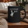 Reading 6-7 Silly Goose Read Books Bookish Bookworm Graphic Print Coffee Mug