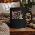 Reading Is My Favorite Sport Retro Groovy Book Lovers Graphic Print Coffee Mug Reading Is My Favorite Sport Retro Groovy Book Lovers Graphic Print Coffee Mug
