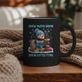 Reading Snow So Many Books Christmas Snow Little Time Graphic Print Coffee Mug