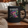 Readsolotl Cute Axolotl Book Lover Reading Women Girls Graphic Print Coffee Mug