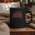 Retro Grow In Grace Wildflower Book Christian Bible Verse Graphic Print Coffee Mug