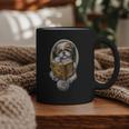 Shih Tzu Book How To Train Your Human Funny Dog Motif Graphic Print Coffee Mug