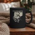 Skeleton Read More Books Graphic Print Coffee Mug