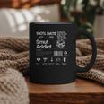 Smutty Book Addict Romance Book Lover Smut Addict Ingredient Graphic Print Coffee Mug