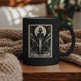 Tarot Cards Guide Book Esoteric Mysticism Clothing Tarot Card Justice Graphic Print Coffee Mug