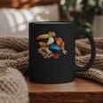 Toucan Reading Book Graphic Print Coffee Mug Toucan Reading Book Graphic Print Coffee Mug