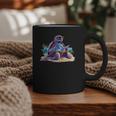 Turtle Wearing Sunglasses Reading A Book On The Beach Summer Graphic Print Coffee Mug Turtle Wearing Sunglasses Reading A Book On The Beach Summer Graphic Print Coffee Mug