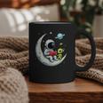 UFO Alien Astronaut Reading Book In Space Graphic Print Coffee Mug UFO Alien Astronaut Reading Book In Space Graphic Print Coffee Mug
