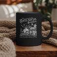 Unapologetically Antisocial Book Club Meets Weekly Retro Graphic Print Coffee Mug