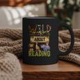 Wild About Reading Reading Books And Bookworm Library Day Graphic Print Coffee Mug