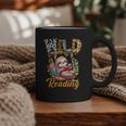 Wild About Reading Books Reader Lover Funny Teacher Animals For Men Women Kids Graphic Print Coffee Mug